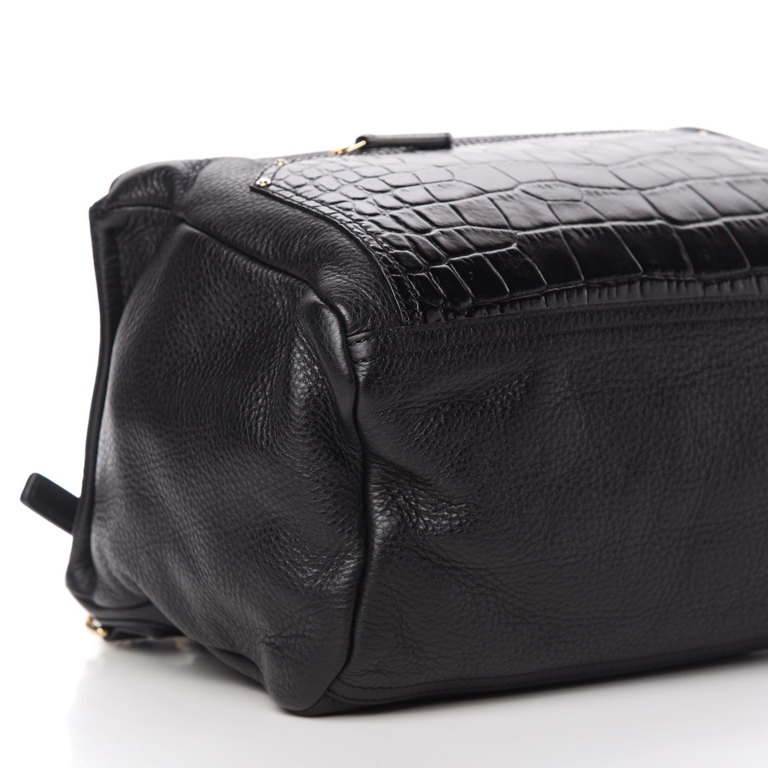 Givenchy Calfskin Crocodile Embossed Medium Pandora Black 6 of 10