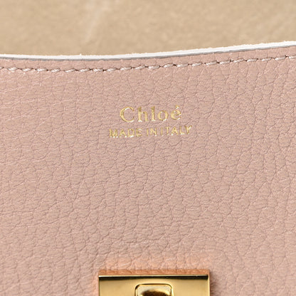 Chloe Grained Lambskin Mini Drew Shoulder Bag Cement Pink 5 of 11