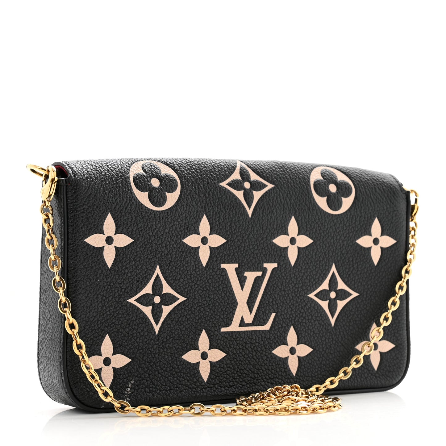 Empreinte Monogram Giant Felicie Pochette Black Beige