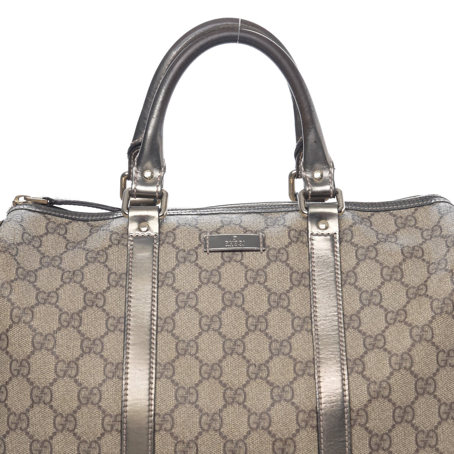 Gucci GG Plus Monogram Medium Joy Boston Pewter 9 of 16