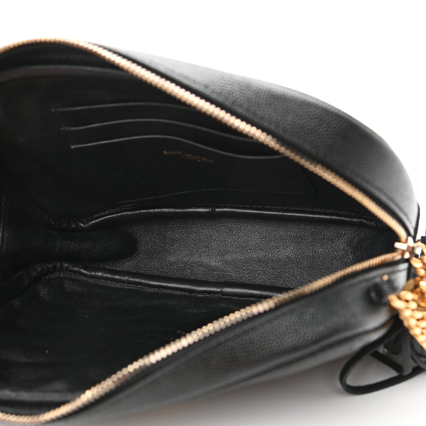 Grain De Poudre Matelasse Monogram Mini Lou Camera Bag Black
