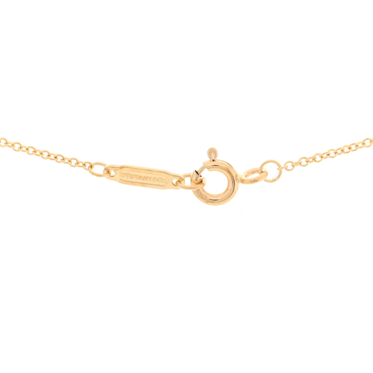 18K Yellow Gold Chain Necklace 18"