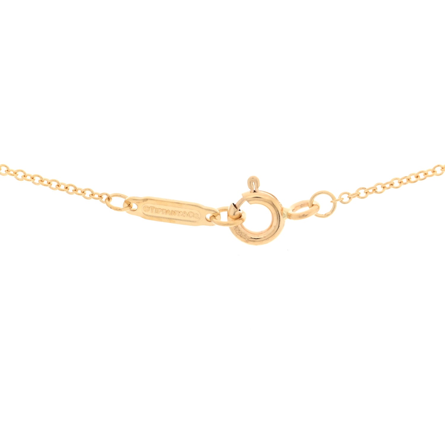 Tiffany 18K Yellow Gold Chain Necklace 18" 4 of 4
