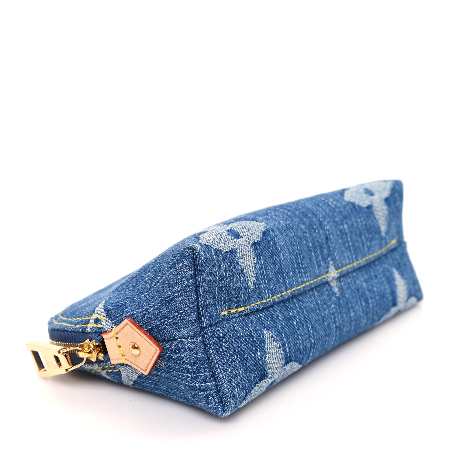 Louis Vuitton Denim Giant Monogram Pochette Cosmetique PM Denim Blue 4 of 8