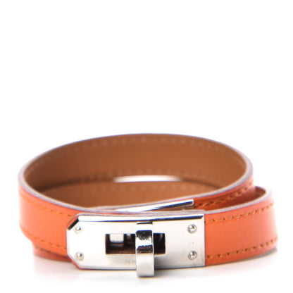 Hermes Box Kelly Double Tour Bracelet M Orange 1 of 7