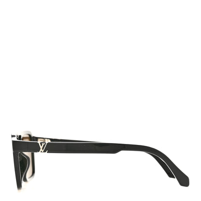 Louis Vuitton Acetate LV Hit Large Square Sunglasses Z3095U  Black 3 of 8
