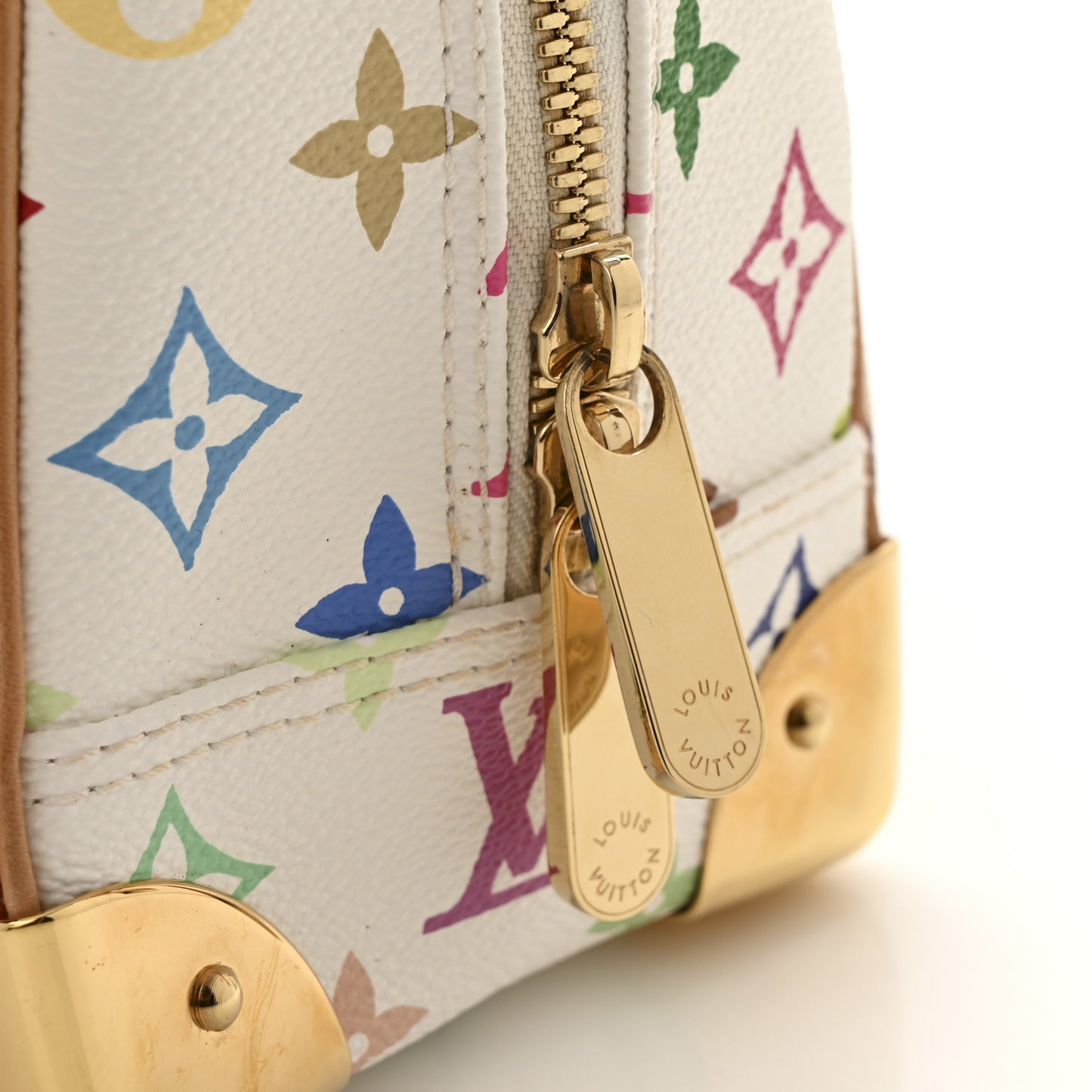Monogram Multicolor Trouville White