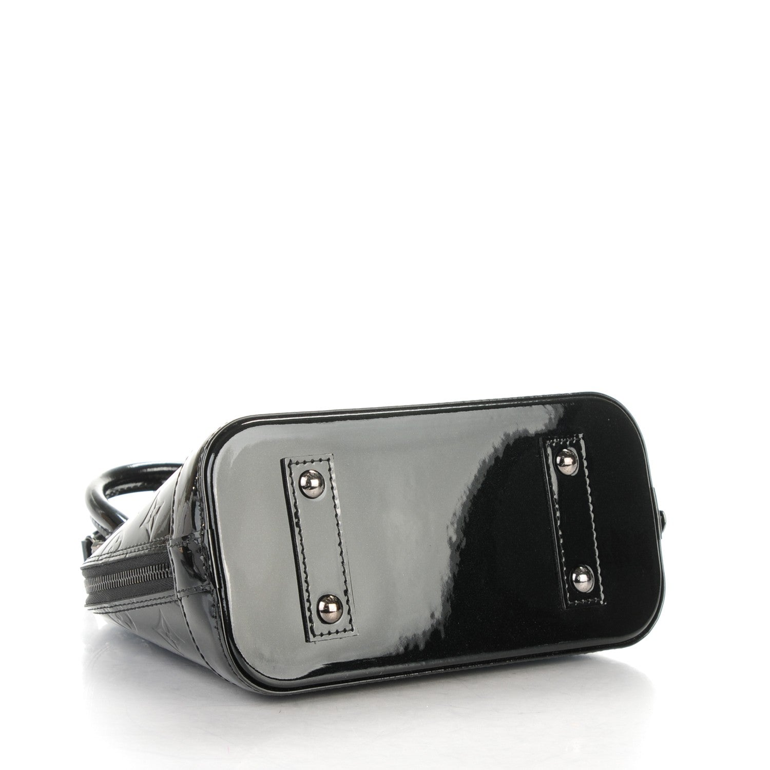 Louis Vuitton Vernis Alma BB Noir Magnetique 4 of 7