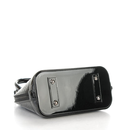 Louis Vuitton Vernis Alma BB Noir Magnetique 4 of 7