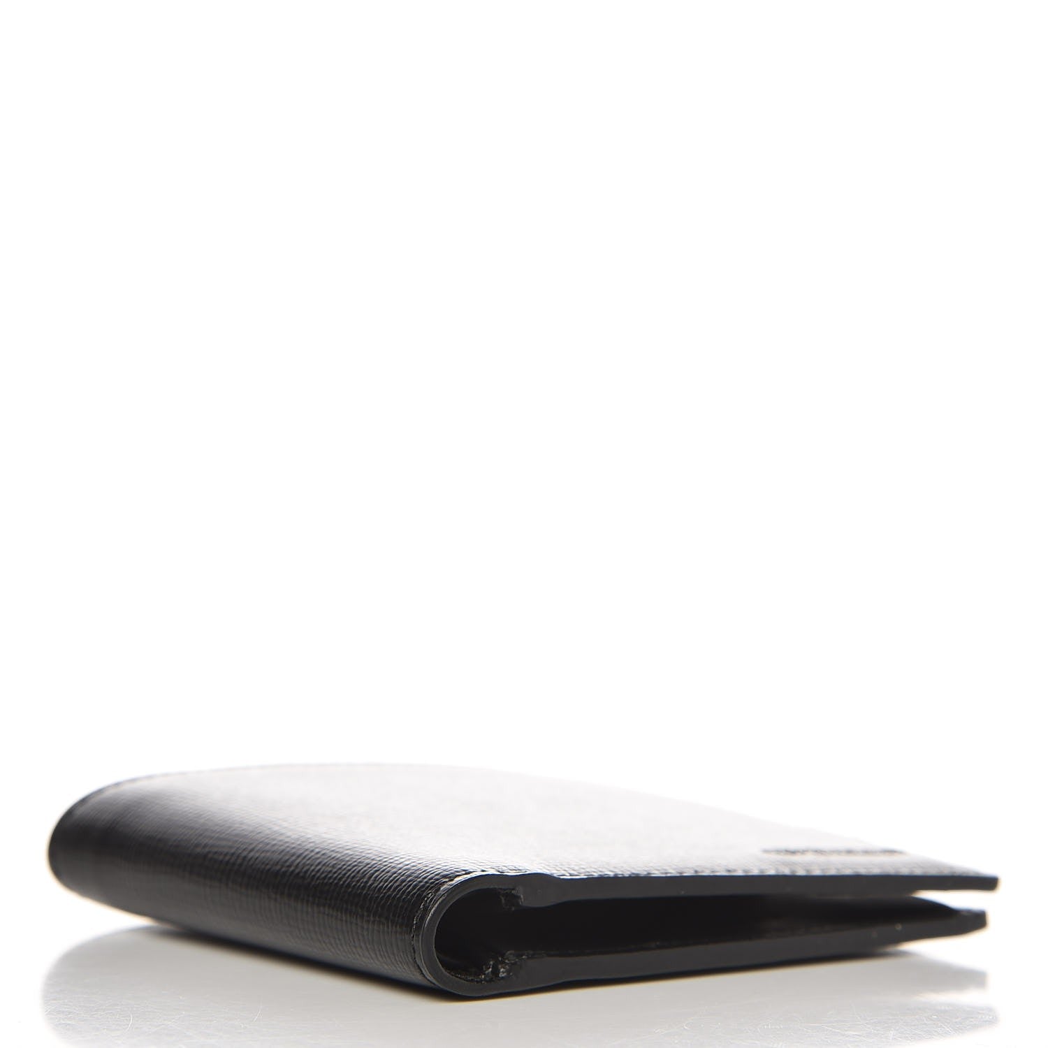 Burberry Grained Calfskin BBi-Fold Wallet Black 4 of 8