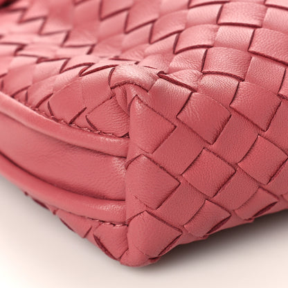 Bottega Veneta Nappa Intrecciato Nodini Crossbody Messenger Rose Pink 7 of 8