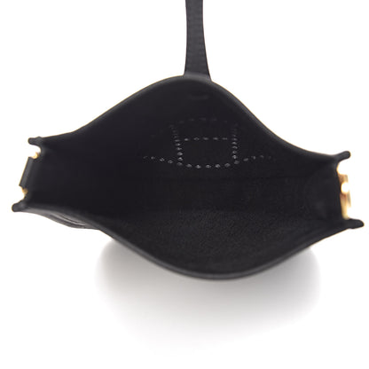 Hermes Taurillon Clemence Evelyne TPM Black 5 of 12