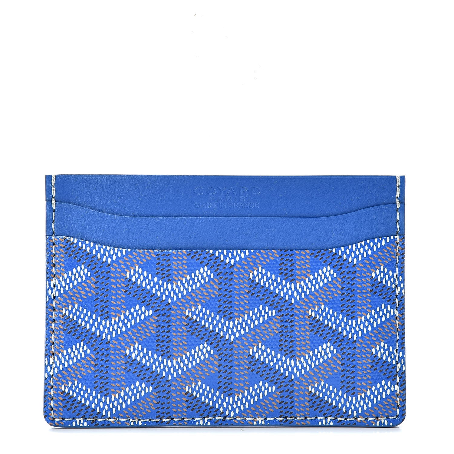 Goyard Goyardine Saint Sulpice Card Holder Sky Blue 1 of 7
