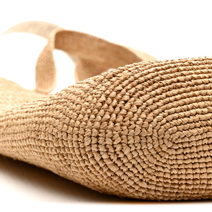 Loewe Raffia Mini Slit Tote Bag Natural Tan 8 of 11