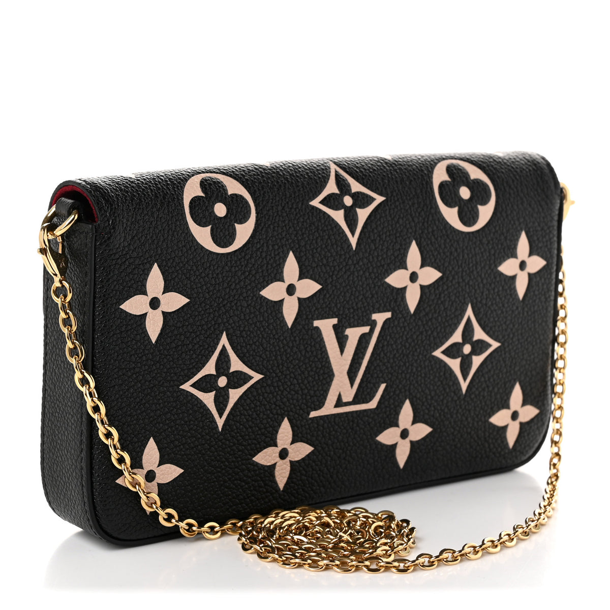 Empreinte Monogram Giant Felicie Pochette  Black Beige