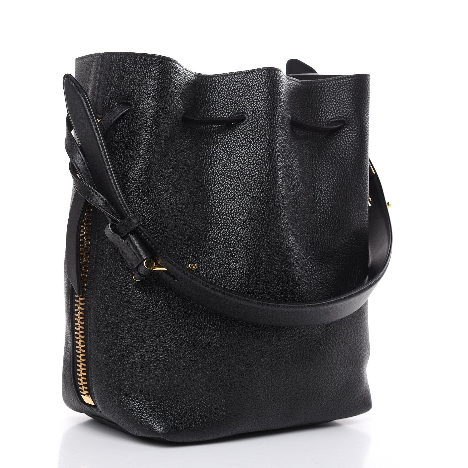 Tom Ford Soft Calfskin Edge Epson Hobo Black 3 of 9