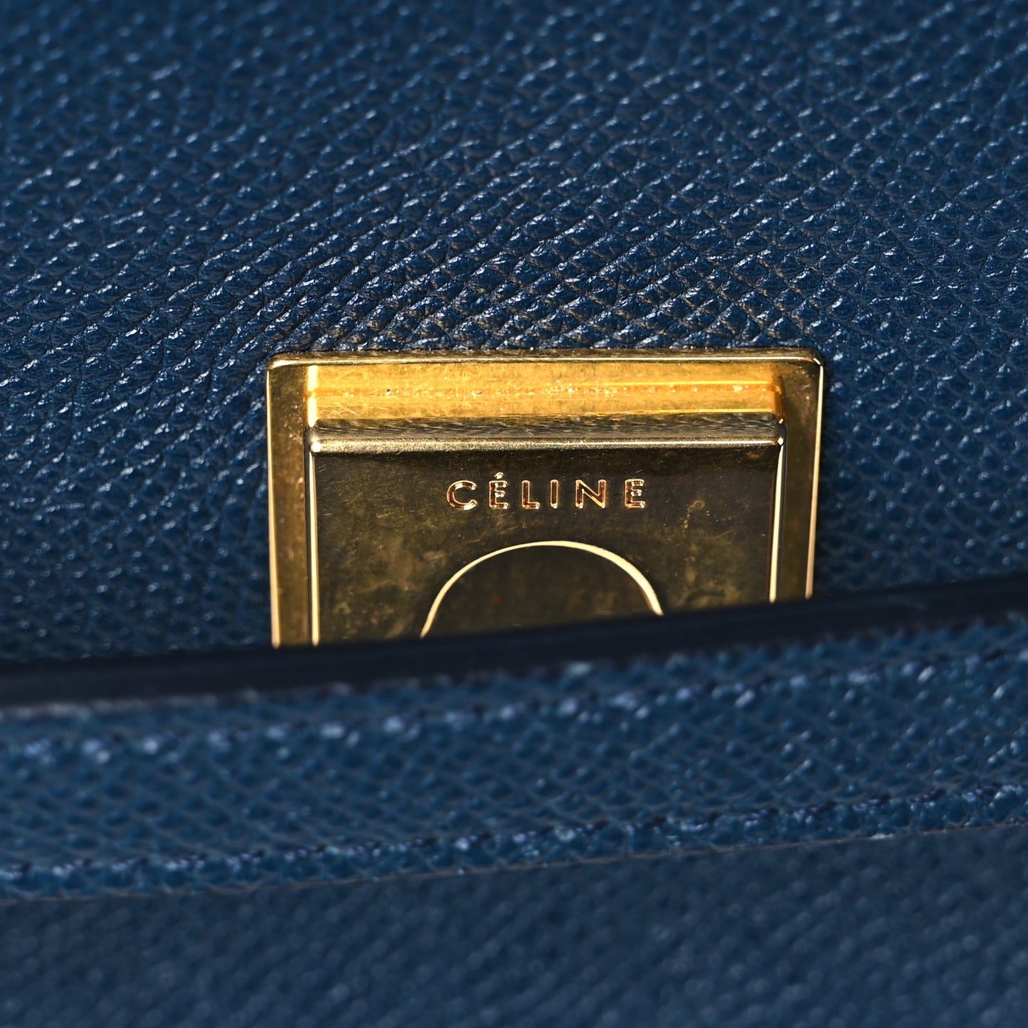 Grained Calfskin Micro Belt Bag Deepsea