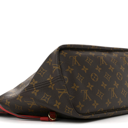 Louis Vuitton Monogram Inside Out Neverfull Bandouliere MM Sari Red 9 of 10