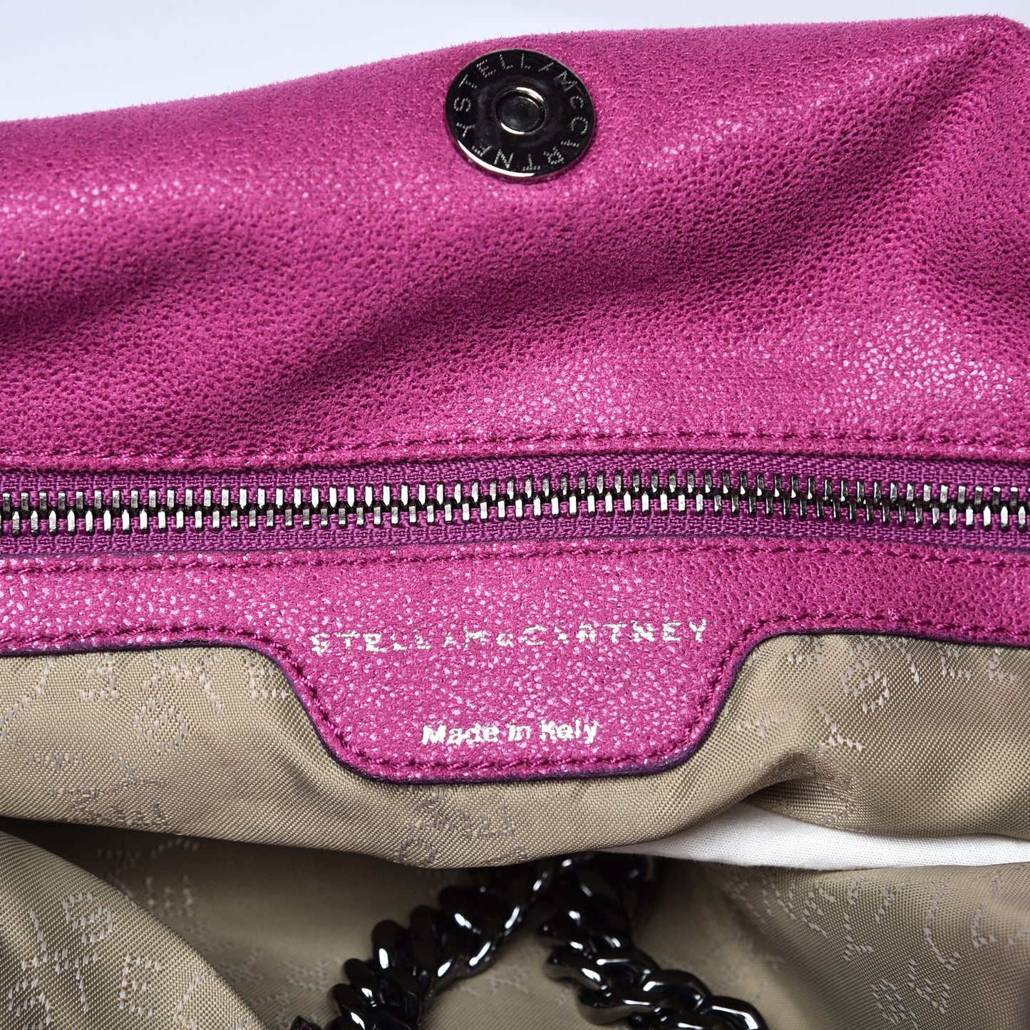 Shaggy Deer Small Falabella Tote Pink
