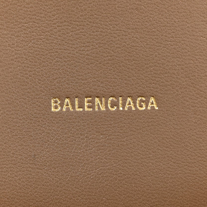 Balenciaga Coated Canvas BB Monogram Hourglass Top Handle Bag XS Beige Brown 5 of 11