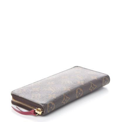 Louis Vuitton Monogram Clemence Wallet Fuchsia 4 of 6