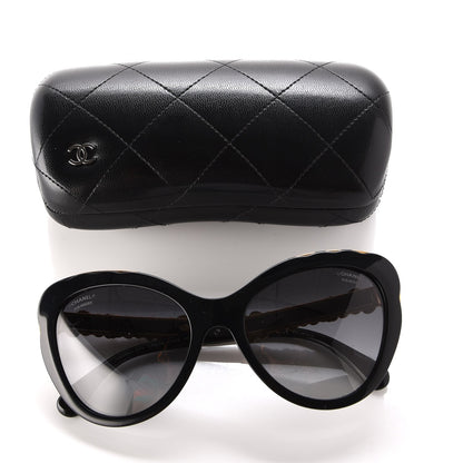 Chanel Polarized Bijou Cat Eye Sunglasses 5354 Black 8 of 8