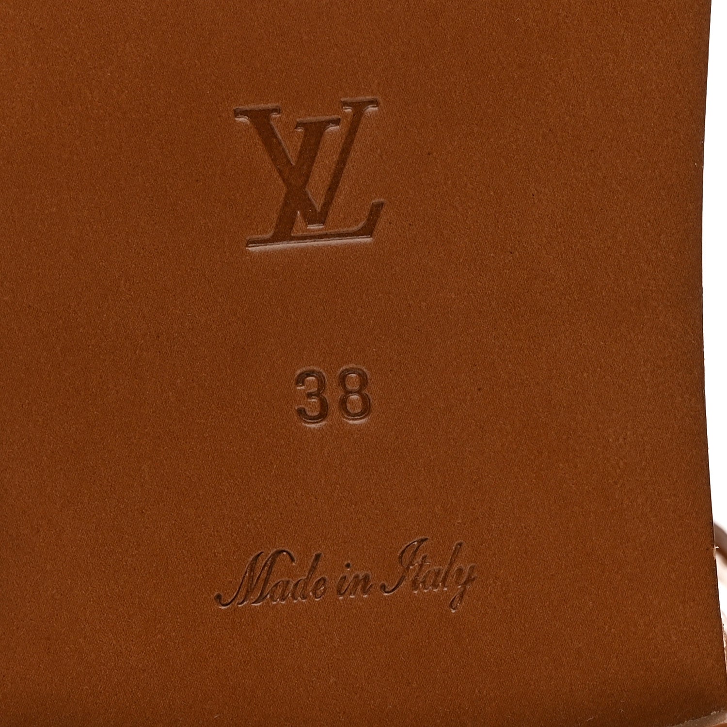 Louis Vuitton Monogram Explorer Flat Sandals 38 Cognac Brown 7 of 8