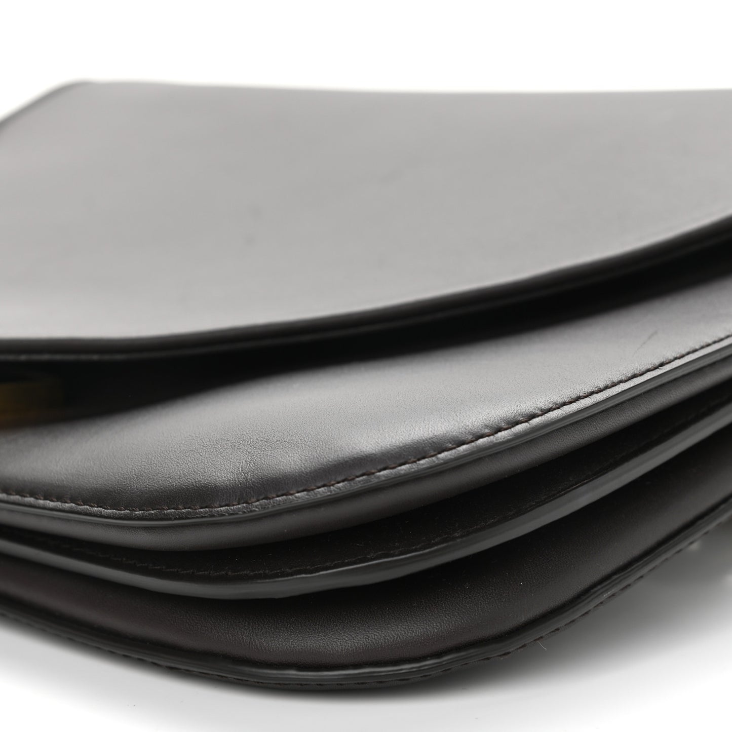 Calfskin Mount Envelope Bag Fondant