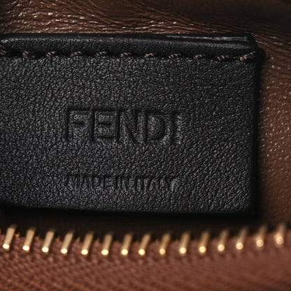 Fendi Fabric Jacquard FF 1974 Nano Fendigraphy Hobo Charm Beige 6 of 11