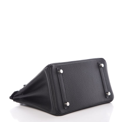 Hermes Togo Birkin 25 Black 4 of 10