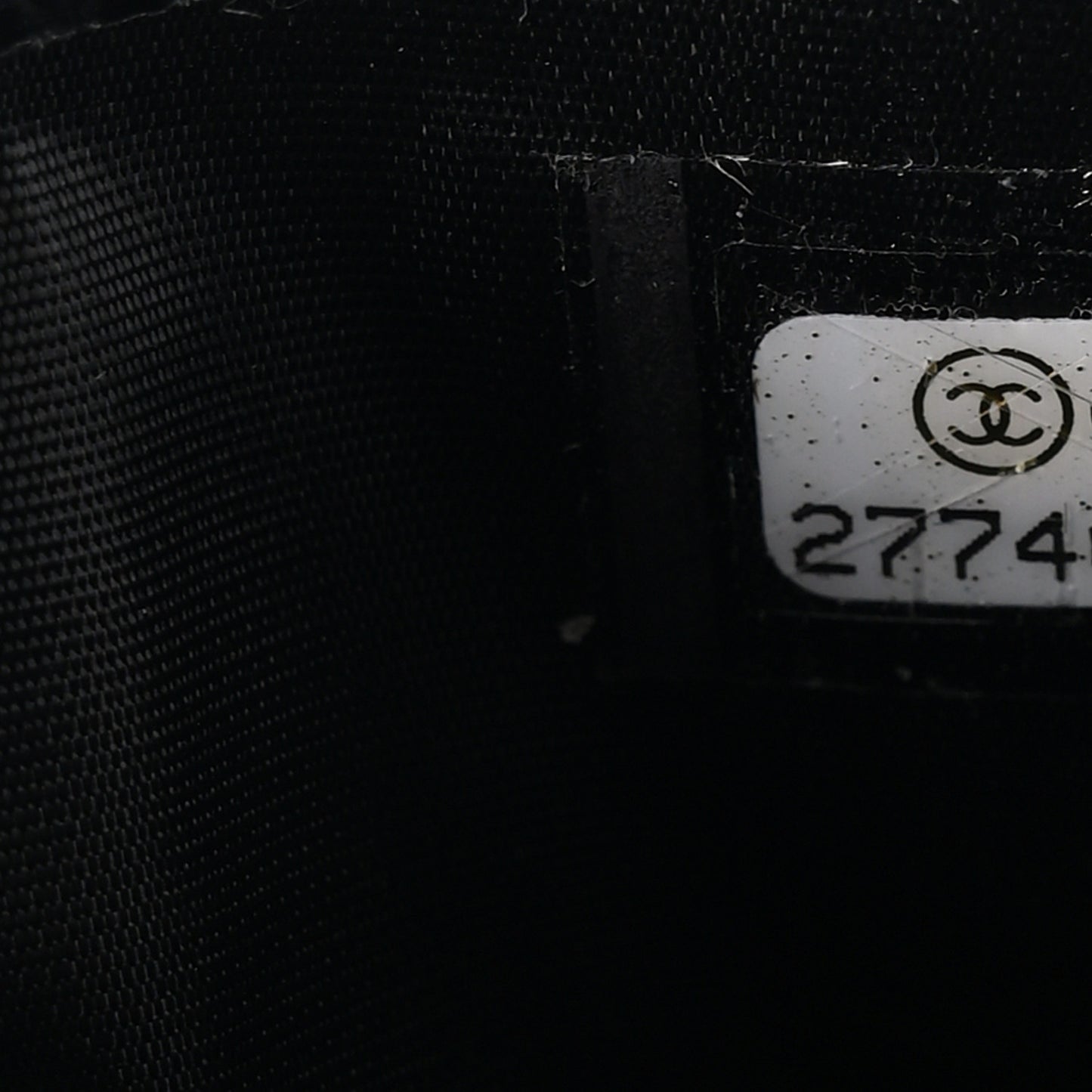 Caviar Quilted Card Holder Black