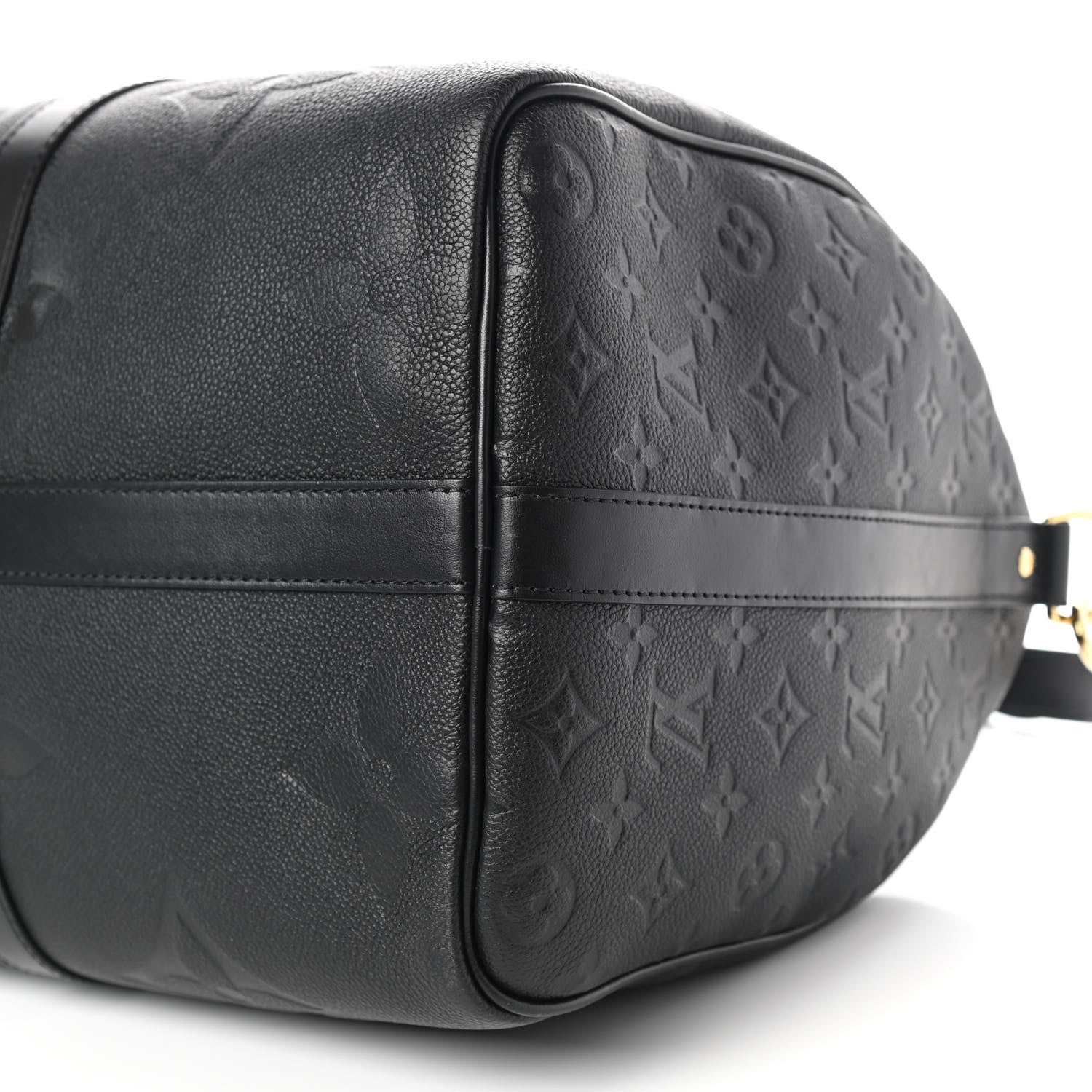 Louis Vuitton Empreinte Monogram Giant Keepall Bandouliere 45 Black 8 of 11