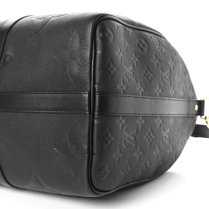 Louis Vuitton Empreinte Monogram Giant Keepall Bandouliere 45 Black 8 of 11