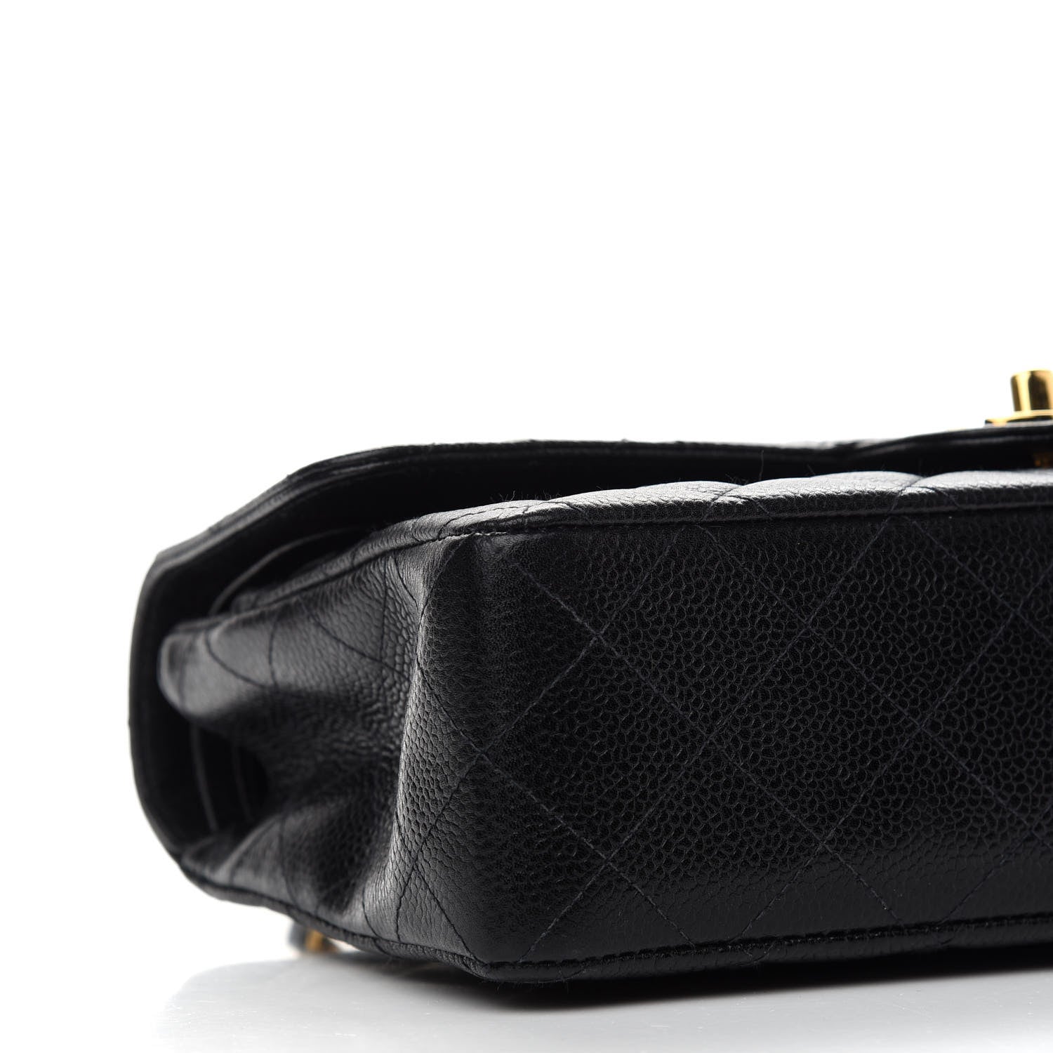Chanel Caviar Quilted Medium Double Flap Black 7 of 10