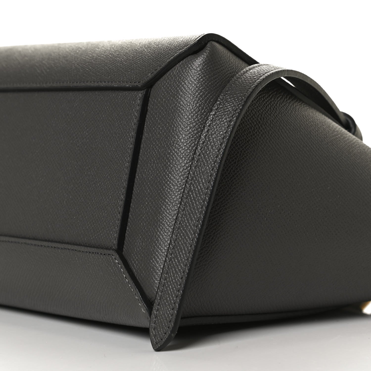 Celine Grained Calfskin Micro Belt Bag Grey 11 of 15
