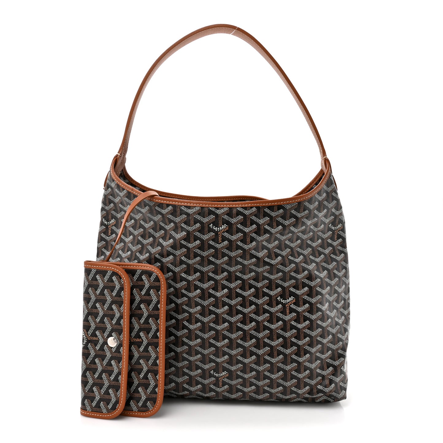Goyardine Boheme Hobo Black Gold