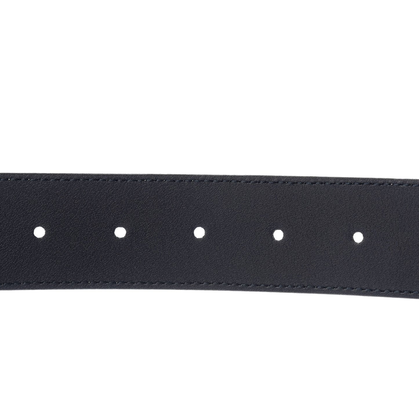 GG Supreme Monogram Interlocking G 37mm Belt 95 38 Beige Blue