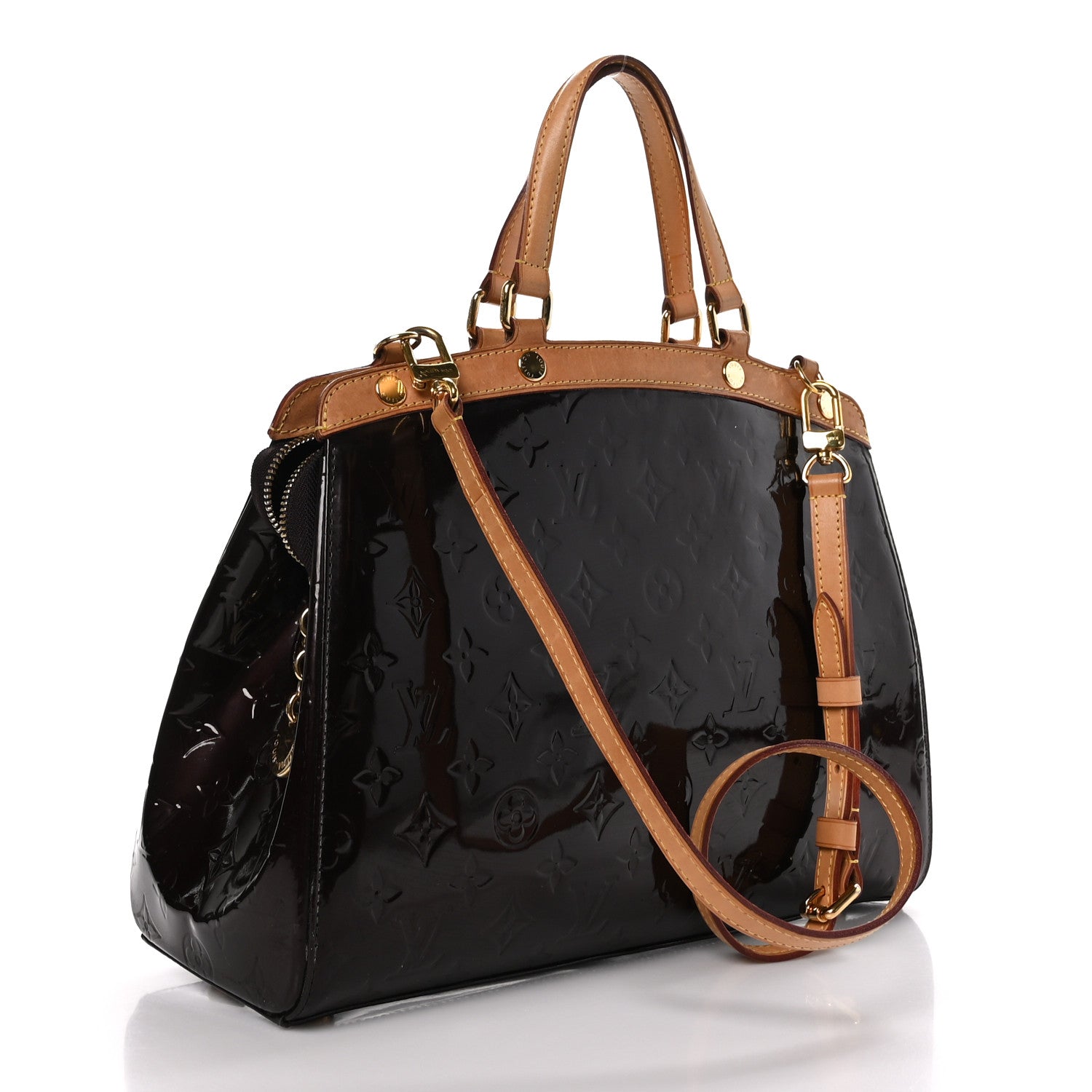 Louis Vuitton LOUIS VUITTON Vernis Brea MM Amarante 3 of 9