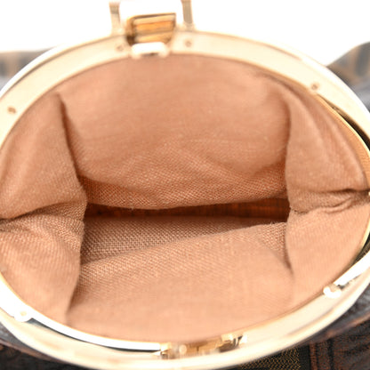 Fendi Zucca Nappa Nuvolata Vitello Tortuga Spy Tobacco Moro 7 of 13