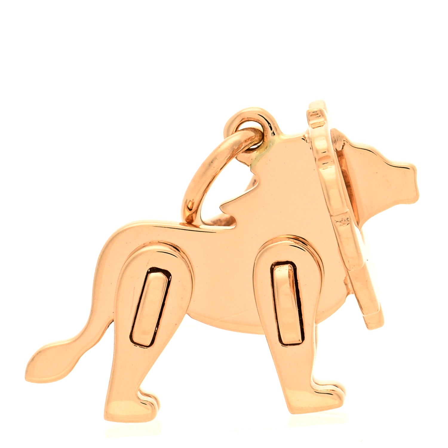 Tiffany 18K Rose Gold Save The Wild Lion Charm 1 of 4