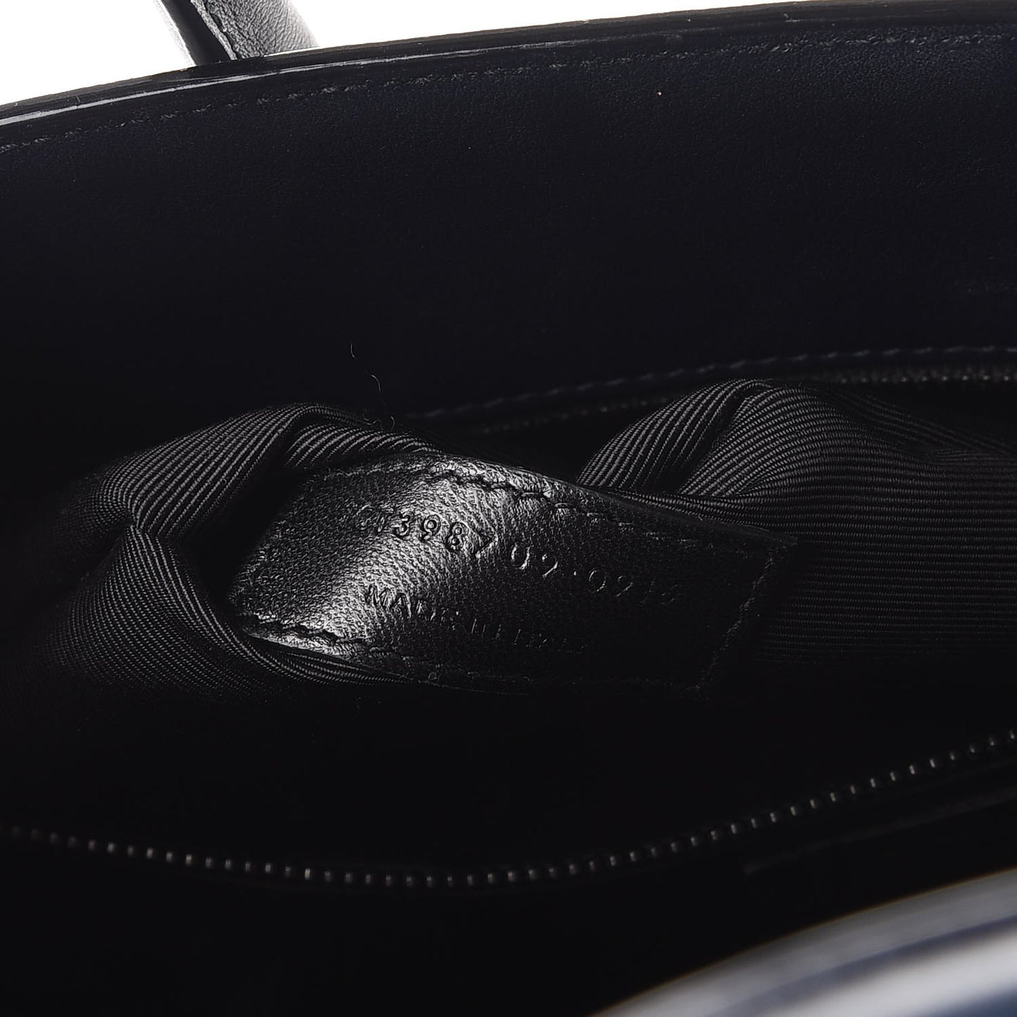 Smooth Calfskin Small Double Face Sac De Jour Marine Black