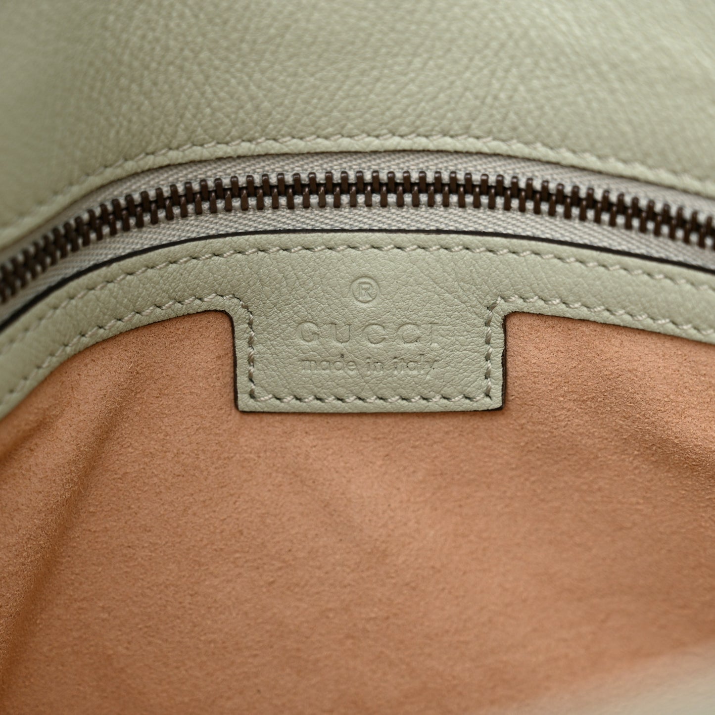 Softy Wonka Textured Dollar Calfskin Small Diana Shoulder Bag Pale Green