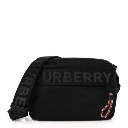 Burberry Nylon Logo Detail Crossbody Bag Black 1 of 8