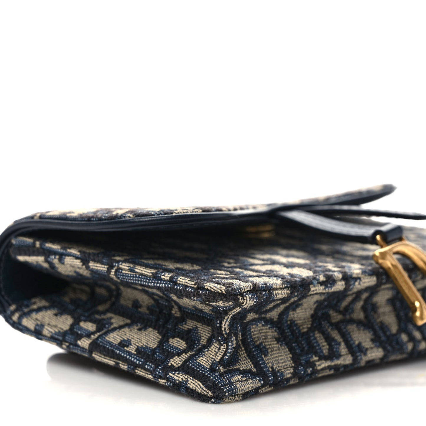 Oblique Saddle Belt Bag Blue