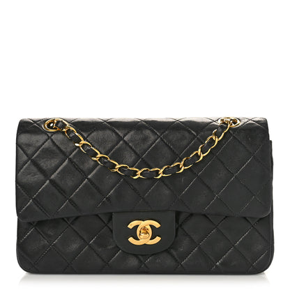 Chanel Lambskin Quilted Small Double Flap Black 1 of 13