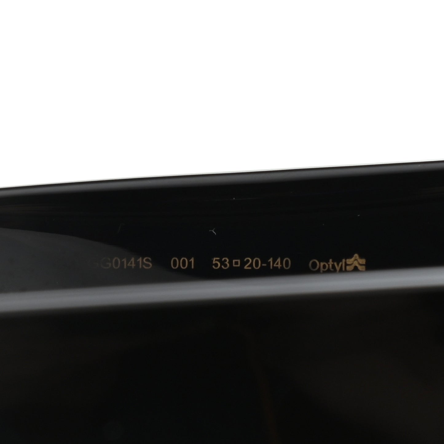 Acetate Square Frame Sunglasses GG0141S Black