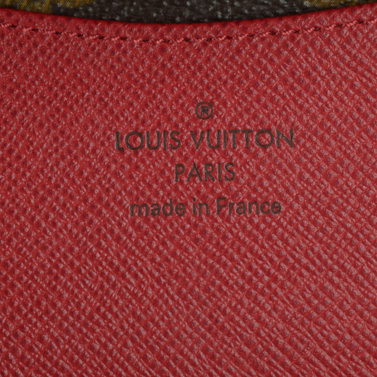 Louis Vuitton Monogram Josephine Wallet Red 7 of 8