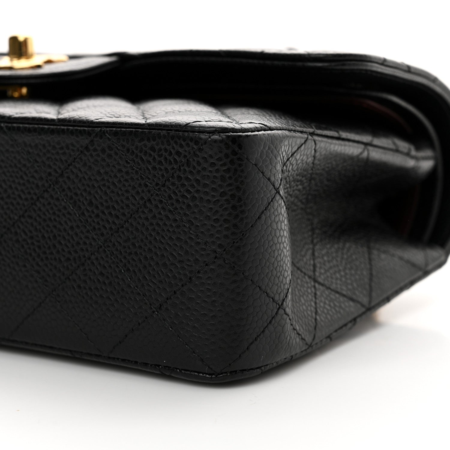 Chanel Caviar Quilted Small Double Flap Black 10 of 11