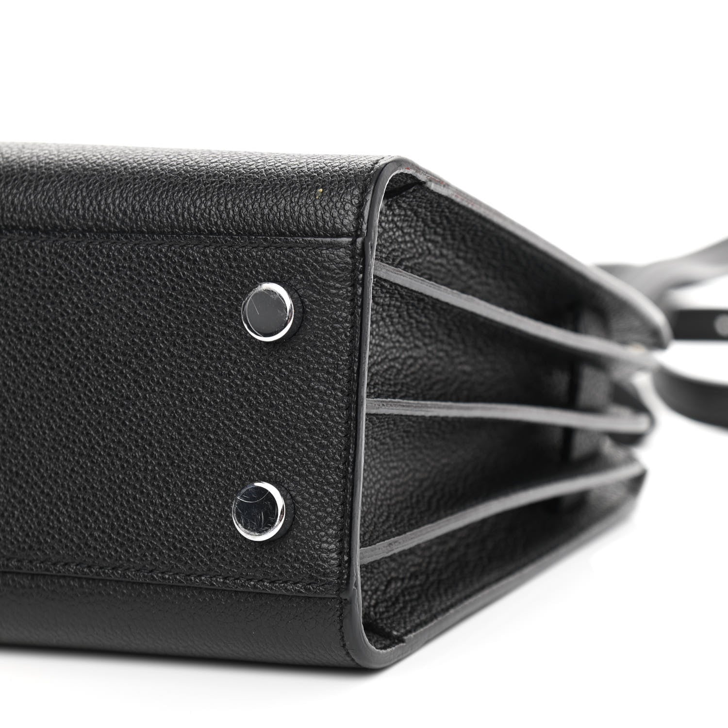 Saint Laurent Grained Calfskin Nano Sac De Jour Black 9 of 13