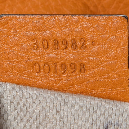 Gucci Pebbled Calfskin Medium Soho Chain Shoulder Bag Curcuma 7 of 20
